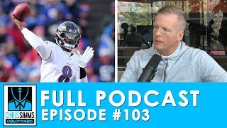 Lamar breaks Bills' blueprint, Simms’ Trust Tree | Chris Simms Unbuttoned (Ep. 103 FULL)