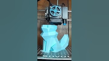 🌟 Evolve Your Creativity! Low Poly Eevee 3D Print Timelapse 🌈 #cool3dprints #pokemon #eevee