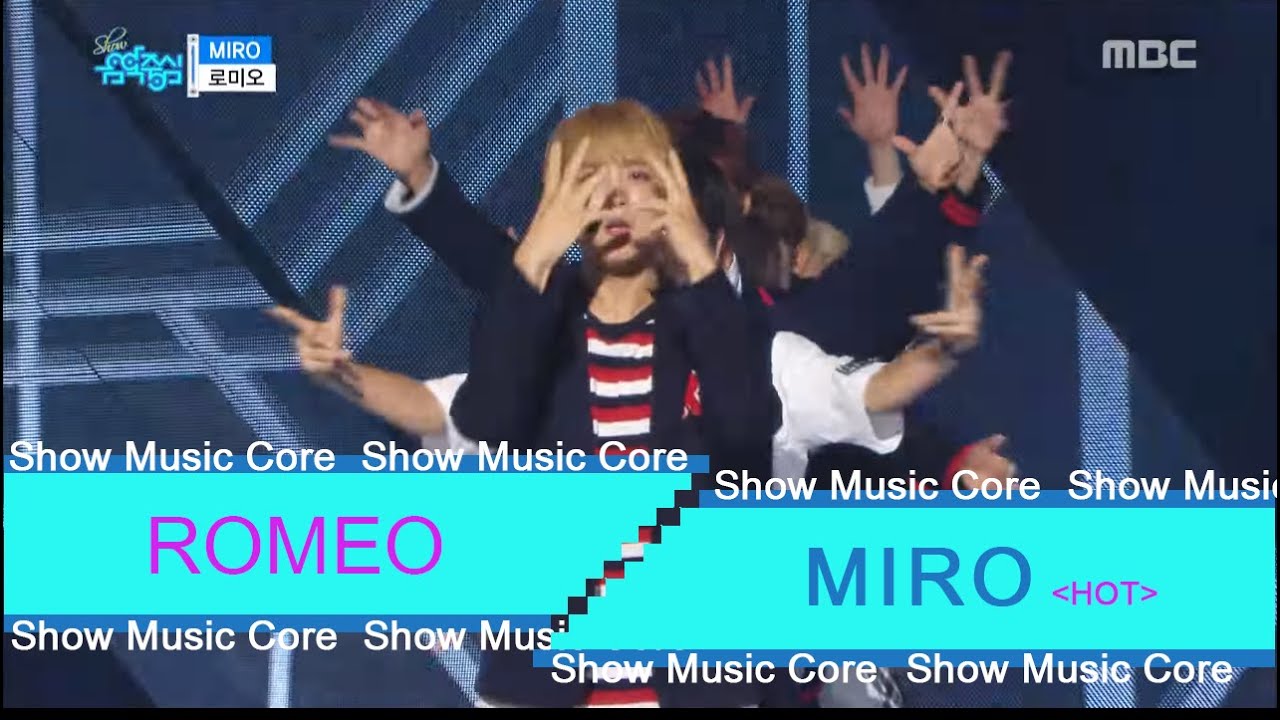 [HOT] ROMEO - MIRO, 로미오 - 미로 Show Music core 20160702