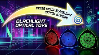 Cyber Space Blacklight Reactive Optical Illusion Toys 😵 Gadgetify