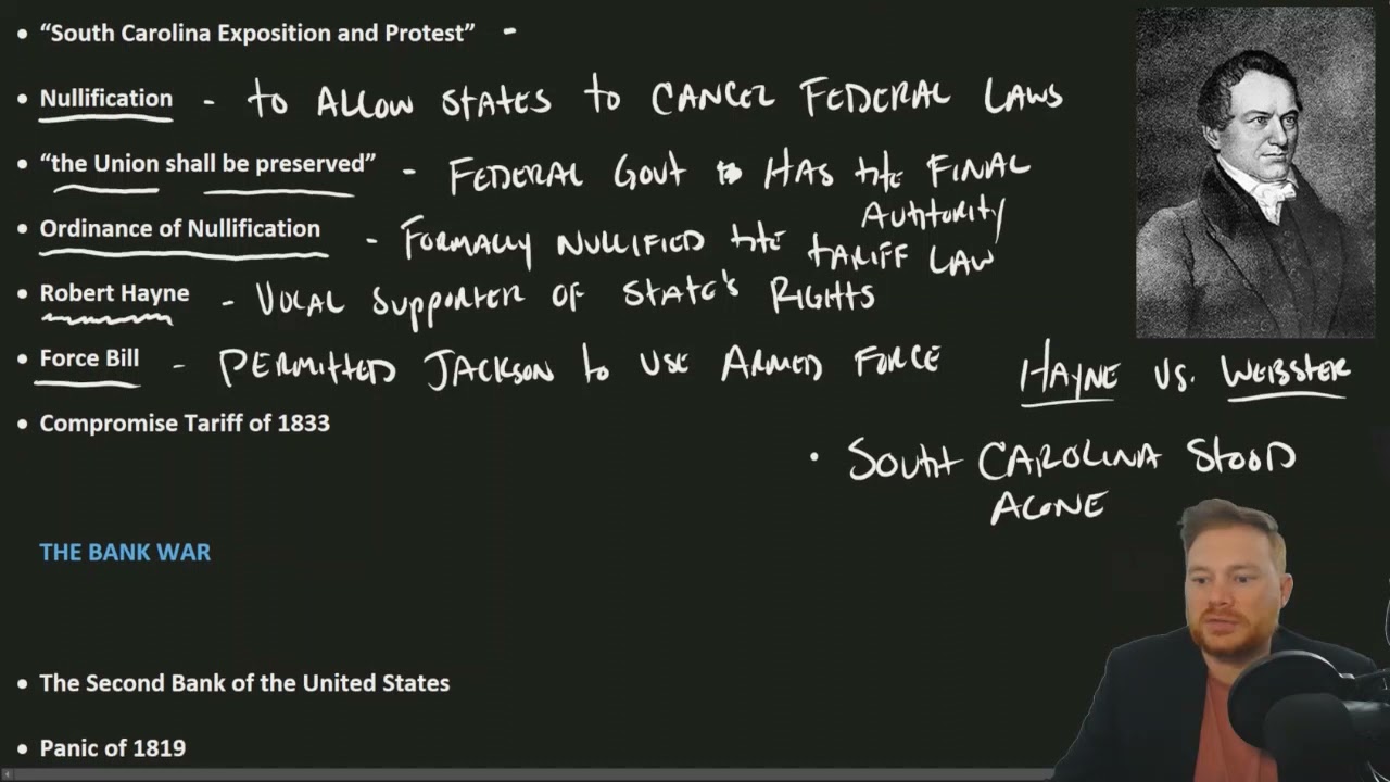 Openstax U.S. History - 10.3 The Nullification Crisis and the Bank War