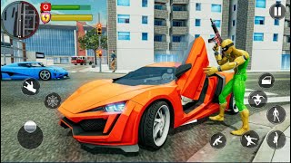 Spider Rope Hero Gangster Crime Vegas City Simulator - Android Gameplay #1 screenshot 1