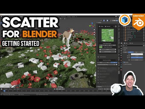 Amazing OBJECT Scattering in Blender with Scatter! - YouTube