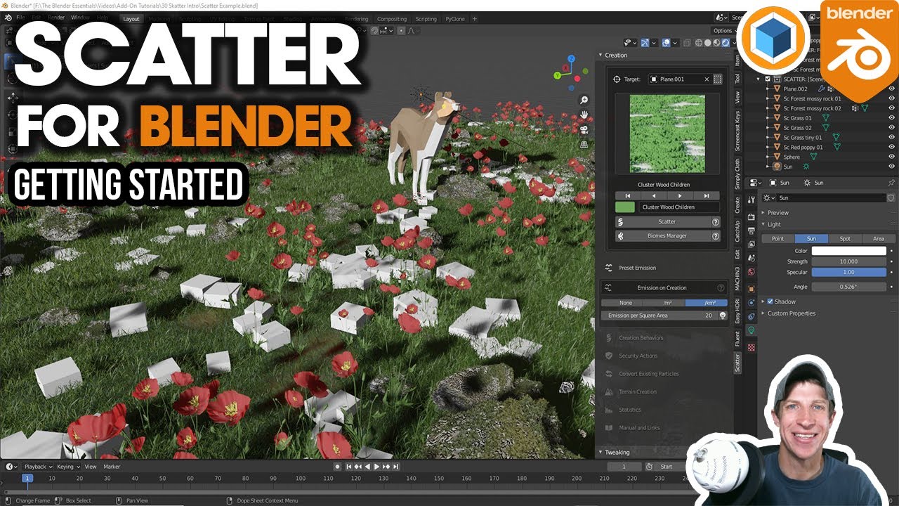 Amazing OBJECT in Blender with Scatter!