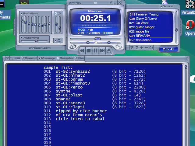 Watch Amiga MOD music - Title-Ocean (Cabal loader) on YouTube Watch Amiga MOD music - Title-Ocean (Cabal loader) on YouTube