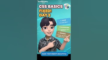 CSS basics Colors, Backgrounds & Borders I Day 2 CSS Series #technology #shorts #trending #fyp