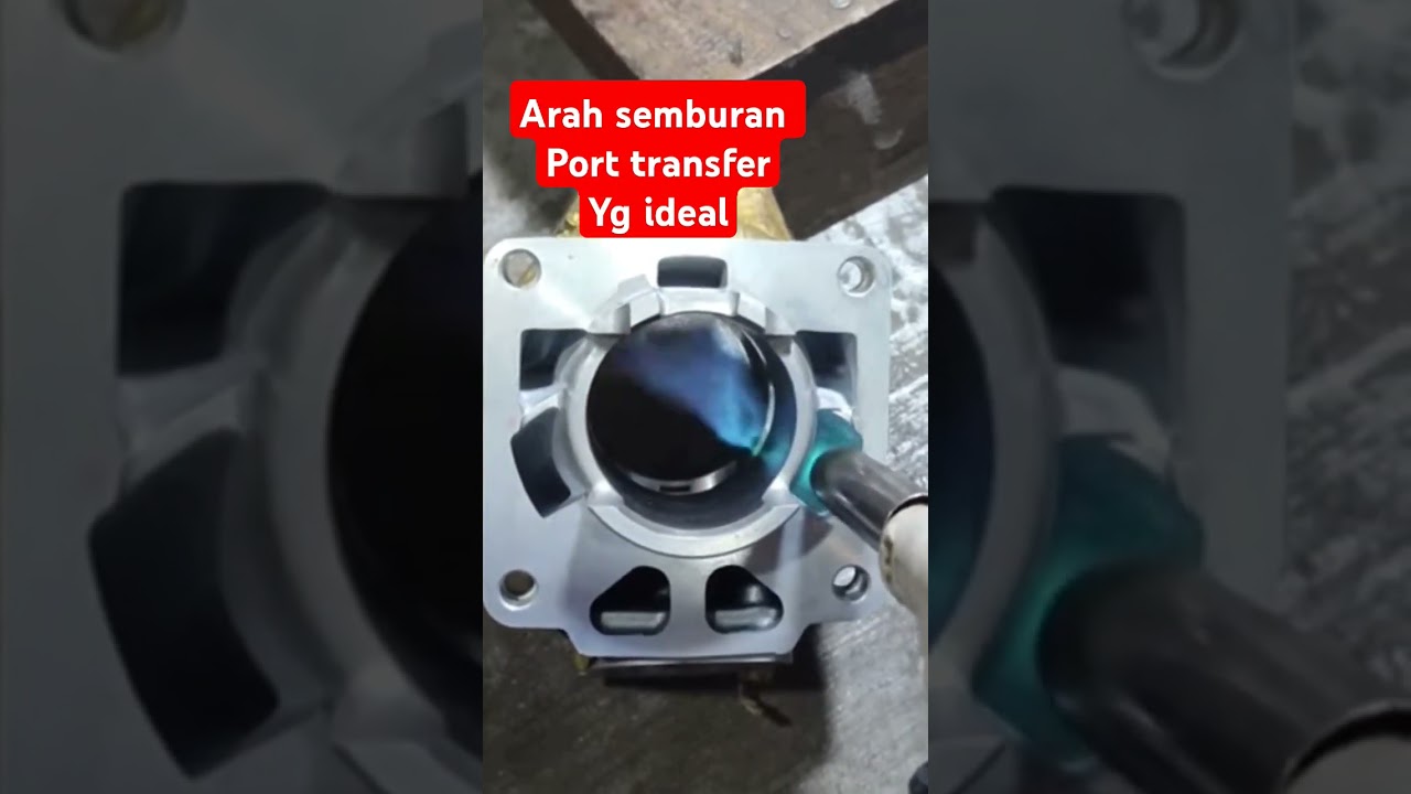 arah semburan lubang transfer ninja r yg ideal