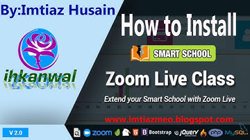 How to install zoom 2 0 in smart school management system || Update zoom V2.0 from V1.0