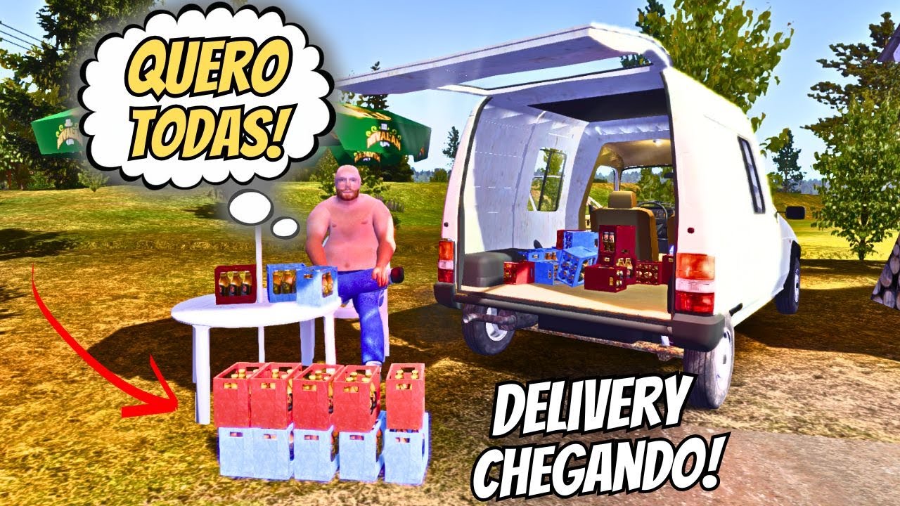 Fiz 10 MIL REAIS VENDENDO BEBIDAS - My Summer Car #90