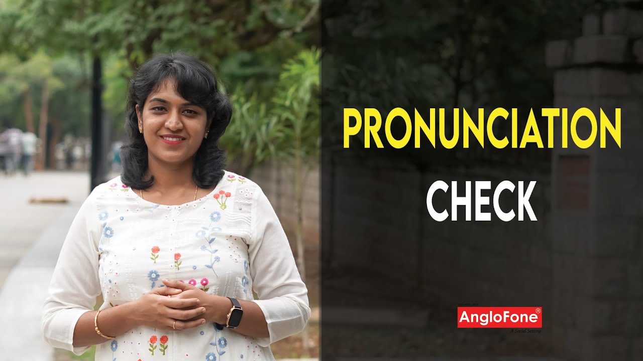 Pronunciation Check 📱8015097624 Spoken English YouTube