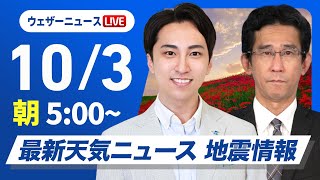 ウェザーニュースの配信のサムネイル画像