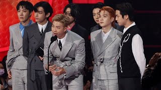 BTS Wins Award For Artist Of Year AMAs / América Music Awards 2021