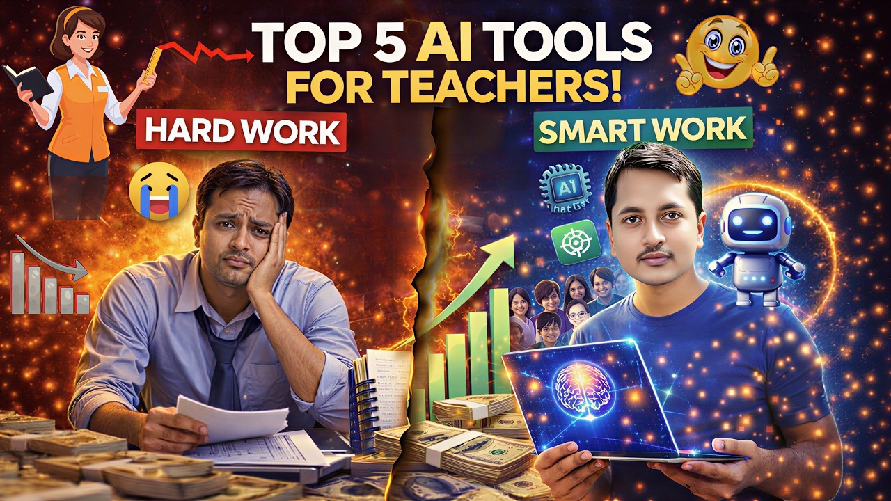 ⁣Top 5 AI Tools for Teachers 2026 | Save Time & Teach Smarter 🚀|| teaching with ai , ai in classr