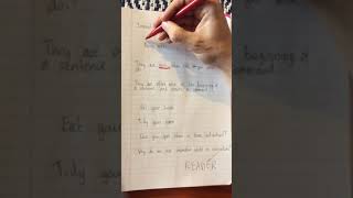 Imperative (bossy) verbs