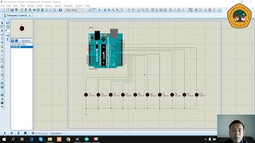 Running LED Aduino Proteus | Eksel Dwi G | Informatika | Universitas 17 Agustus 1945 Surabaya | 2020