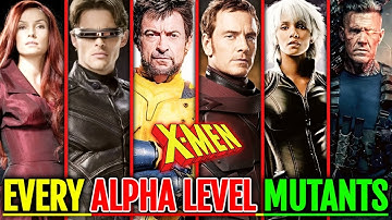 40 (Every) Alpha Level Mutants – Every God-Tier X-Men & Villain Fully Explored!