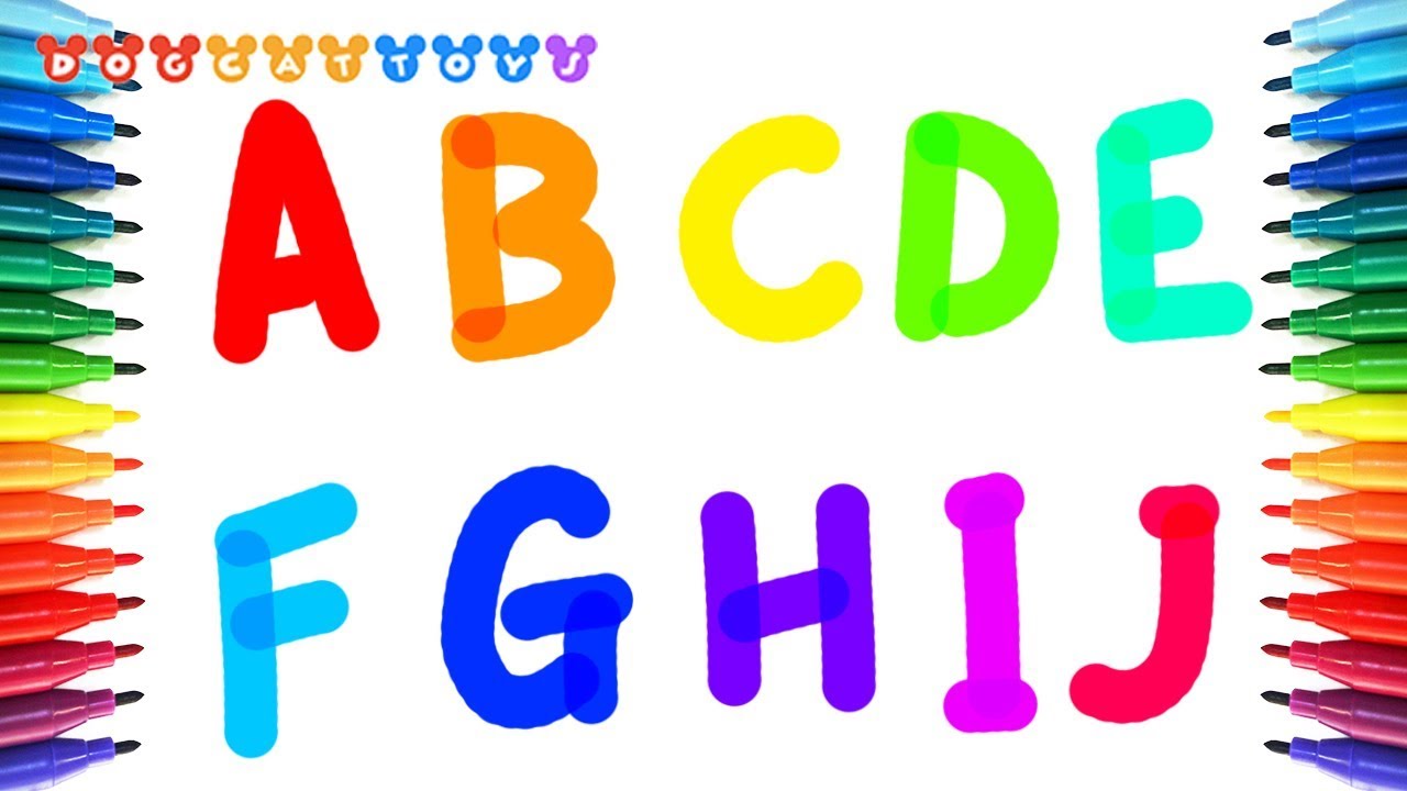 How to Draw Alphabets, ABC Coloring Pages | Drawing, Coloring & Art for ...