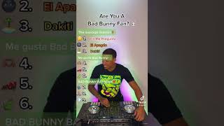 BAD BUNNY FAN CHALLENGE🐰🔥 Are You A Bad Bunny Fan? #shorts Resimi