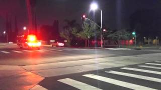 LAFD Ambulance Responding Code 3 (Dual Siren)