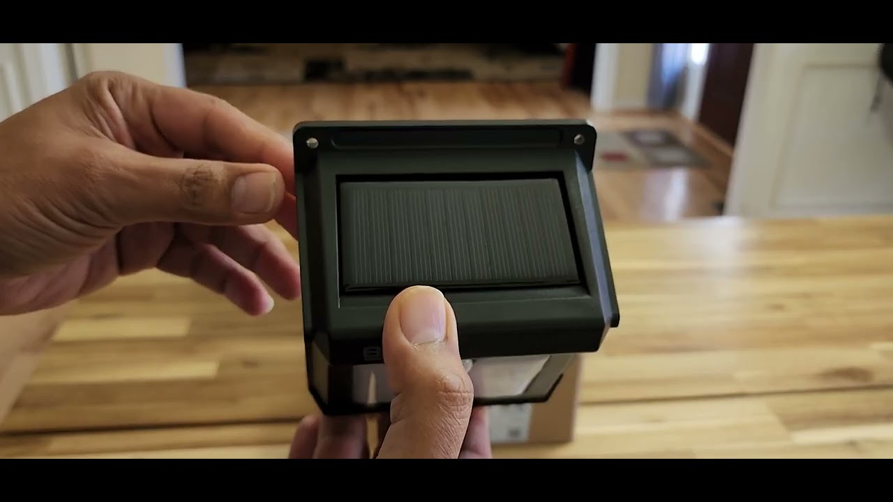 Baxia Solar lights Outdoor Motion Sensor lights 4 pack for 12