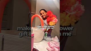 pretty easy DIY baby shower gift💐 #babyshower #giftbasket #diygift #subscribe #shortsfeed #trending