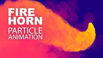 Fire Horn Particle Animation — Mesmerizing Flame FX