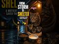 “Stray Cat Saves Her Kittens in the Storm 🐾❤️  Emotional Shelter Story” #shorts #ytshorts #shortyz