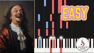 Johann Pachelbel - Canon in D - Easy Piano Tutorial - Beginner