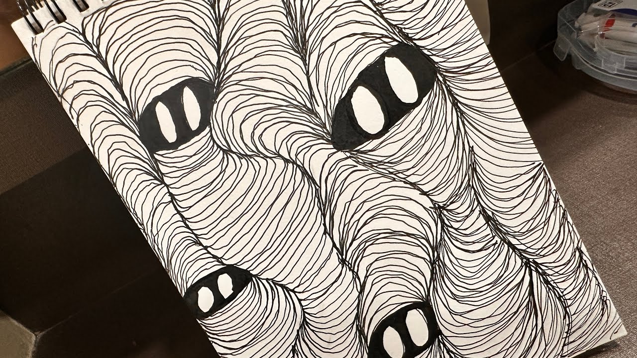 Easy Doodle Art👩‍🎨 #doodle #doodleart #easy #drawing #art