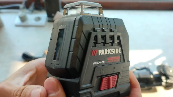 Parkside Performance PKLLP 360 A1 mit 3D Kreuzlinienlaser mit in - Laser YouTube USB-C, Akku Stativ grün