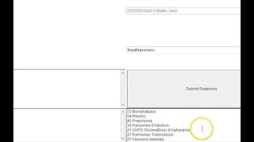 Demonstration of Patient Diagnosis Java Applet - Created using Eclipse Modelling Framework