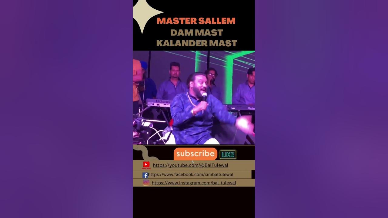 Dam mast kalander Sing Saleem #live #music #ytshorts