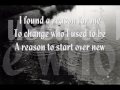 Hoobastank - The Reason  [lyrics]