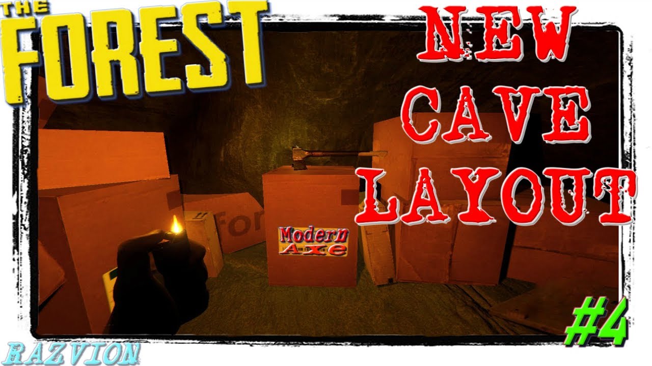 The Modern Axe New Cave Layout Let S Survive The Forest Version 1 07 Ep4 Survival Layout Let It Be