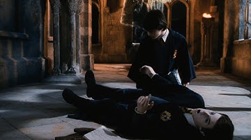 PETRIFIED: Justin Finch-Fletchey & Nearly Headless Nick | Harry Potter and the Chamber of Secrets 4k