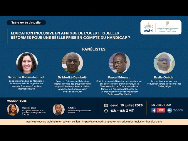 Éducation inclusive en Afrique de l'Ouest : quelles réformes pour la prise en compte du handicap ?