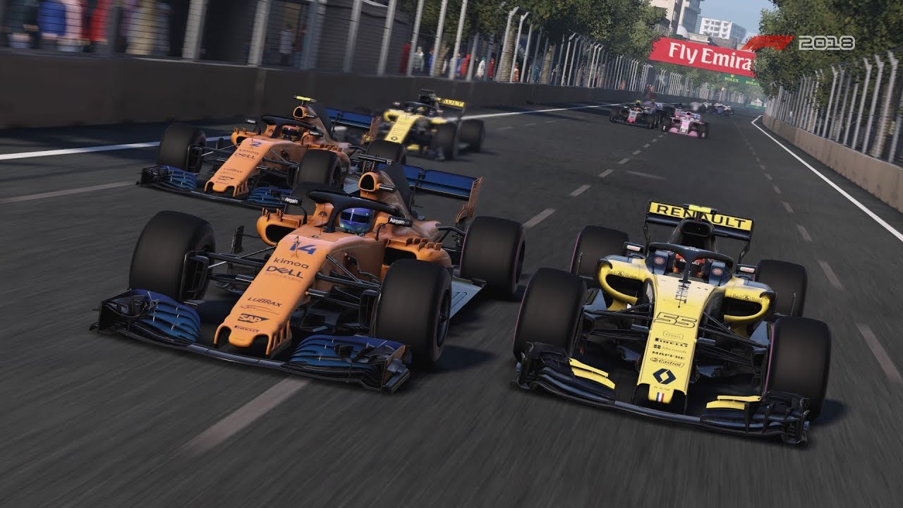 F1 2018 Game Exclusive Gameplay in Upscale 4K With Dolby 3D Sound
