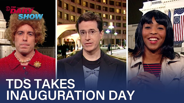 TDS Throwback: Correspondents Cover Past Inaugurations | The Daily Show