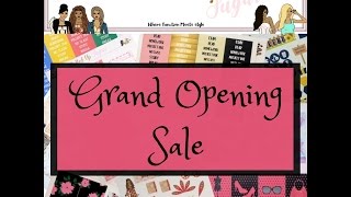 Etsy Sticker Shop Grand Opening Sale