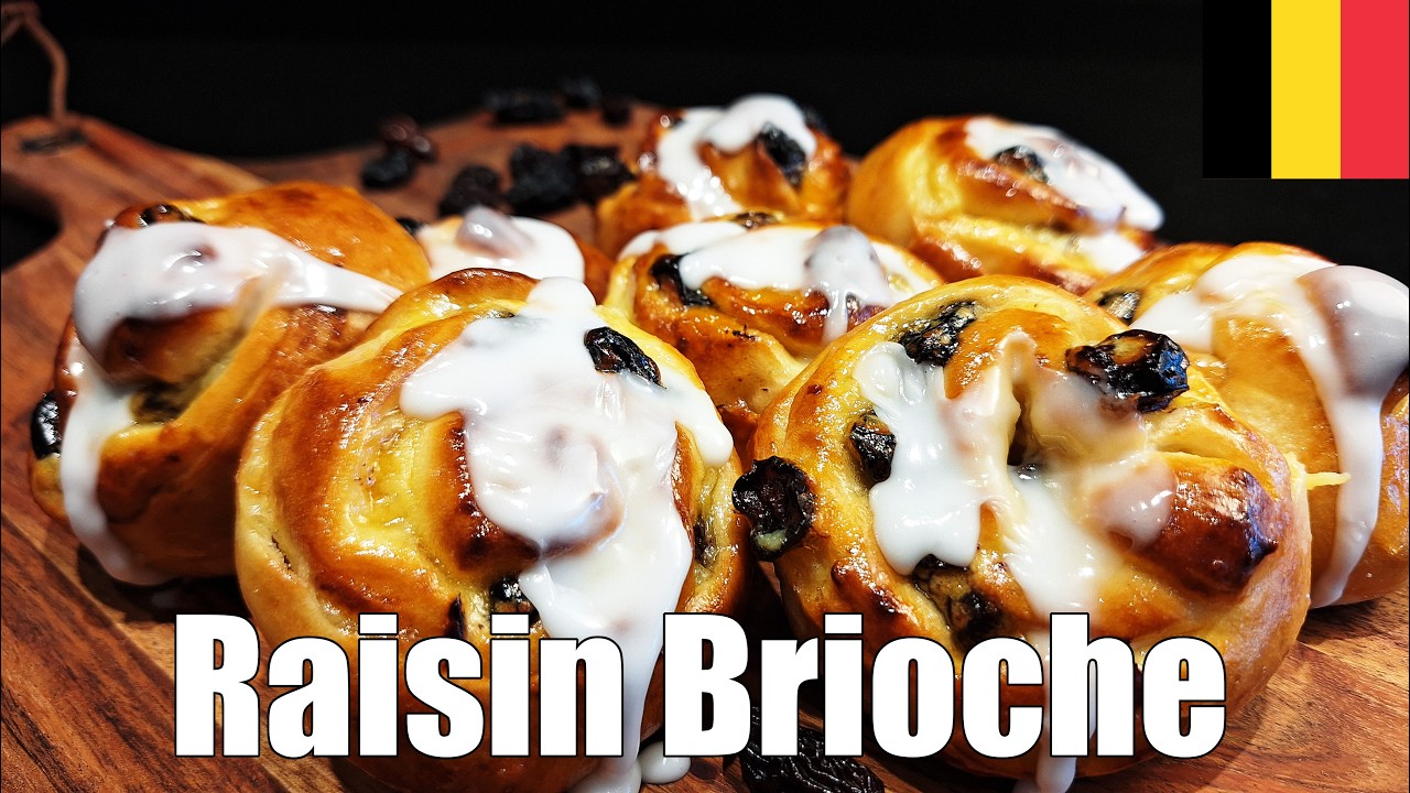 Классическая бельгийская кофейная выпечка «Коффиекокен»: рецепт бриоши с изюмом