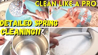 DETAILED SPRING CLEANING TIPS // HOW TO CLEAN LIKE A PRO
