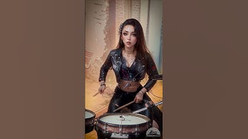 Thumbnail of This Is My Last Resort 🥁 Drum Cover AI Remix #stablediffusion #paparoach #drumcover #girldrummer