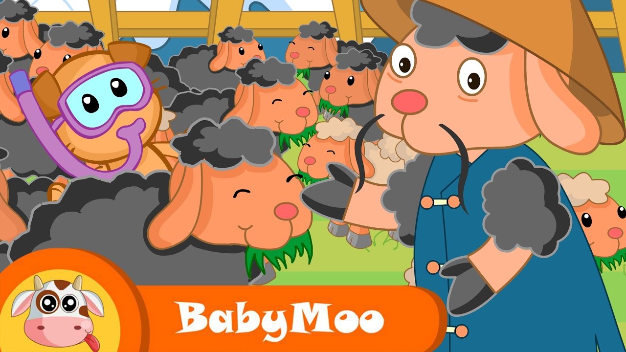 Baba Black Sheep Nursery Rhymes for Kids BabyMoo YouTube