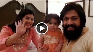 Yash and Radika pandith wishes deepavali fastivel ! Kannada actress deepavali wishes