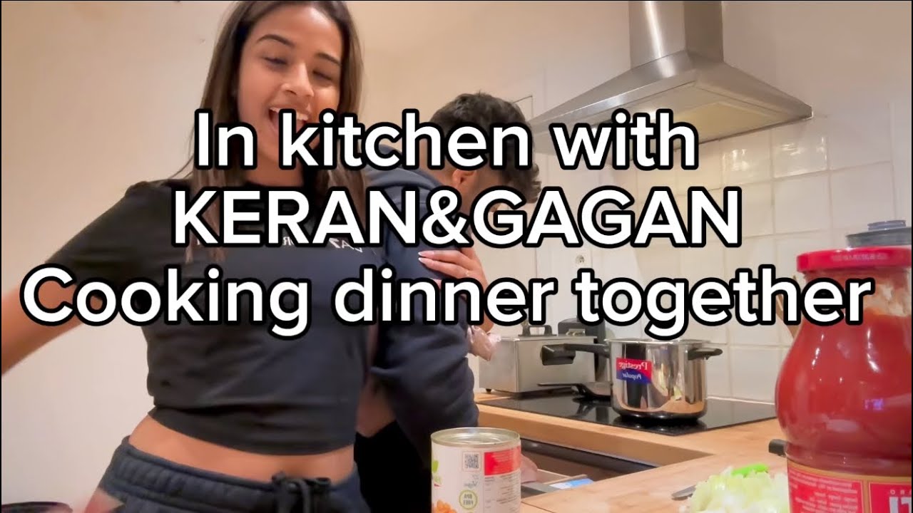 Let’s cook an improvised dinner together…i also got hurt🩸