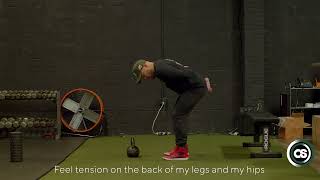 Standing hip hinge- Orthostrength Physical Therapy