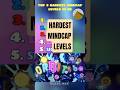 THE TOP 5 HARDEST @mindcap. LEVELS IN GEOMETRY DASH