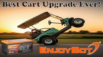 Enjoybot Lithium Golf Cart Battery Install. The Best Way To Elevate Your Cart.