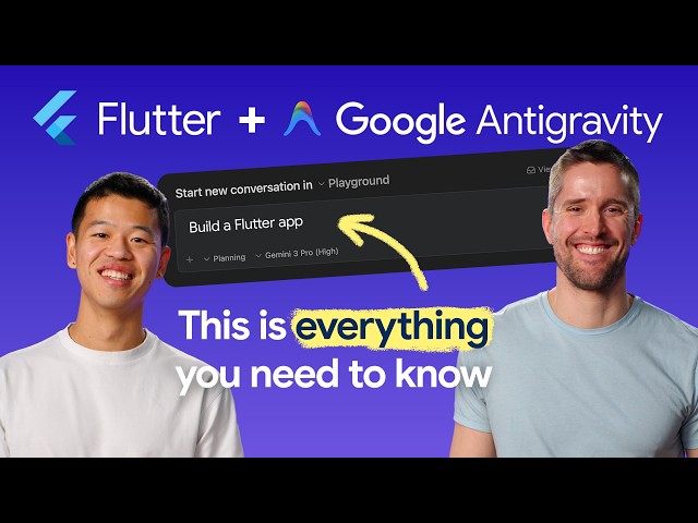 Flutter + Antigravity in 10 minutes