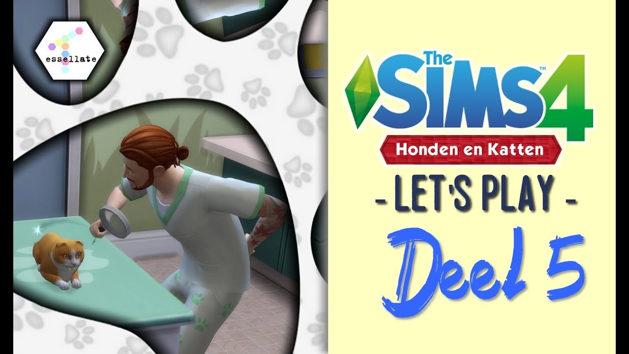 ONZE POES IS ZIEK & KITTENS? Sims 4 Honden & Katten Let's Play